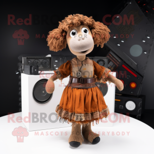 Rust Sheep mascotte kostuum...