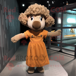 Rust Sheep mascotte kostuum...