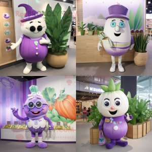 Lavendel majroe maskot...