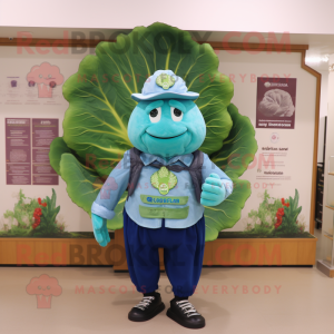 Turquoise Cabbage mascotte...