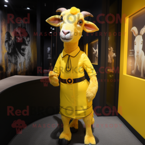 Yellow Goat mascotte...