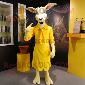 Yellow Goat mascotte...