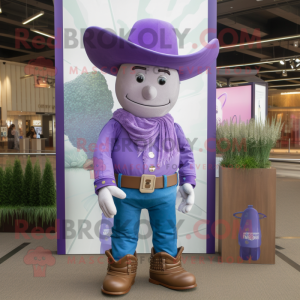 Lavendel Cowboy maskot...