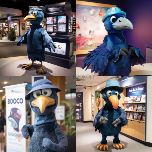 Navy dodo vogel mascotte...