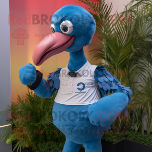 Personagem de mascote Blue...