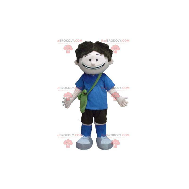 Mascote menino da escola - Redbrokoly.com