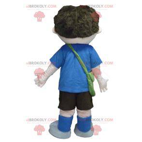 Mascote menino da escola - Redbrokoly.com