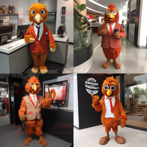 Rust Fried Chicken mascotte...