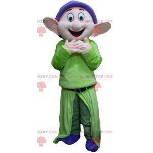 Mascot Dopey famous dwarf Snow White - Redbrokoly.com