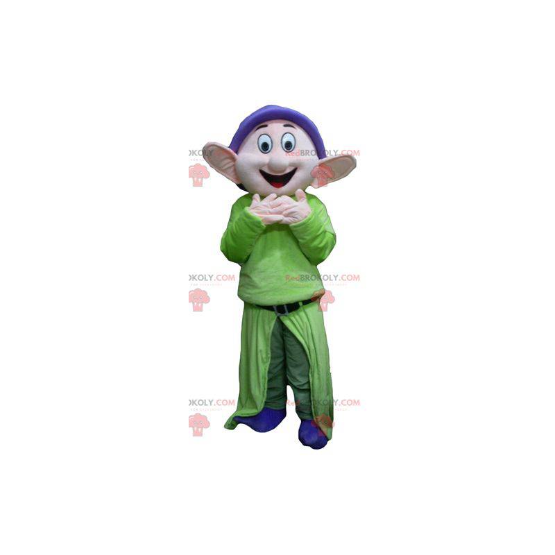 Mascot Dopey famous dwarf Snow White - Redbrokoly.com