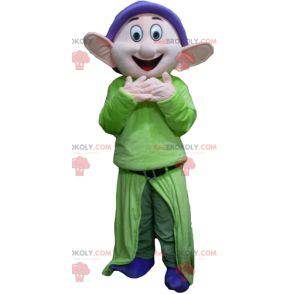 Mascot Dopey famous dwarf Snow White - Redbrokoly.com