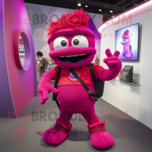 Magenta But mascotte...