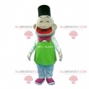 Japanese snowman mascot - Redbrokoly.com