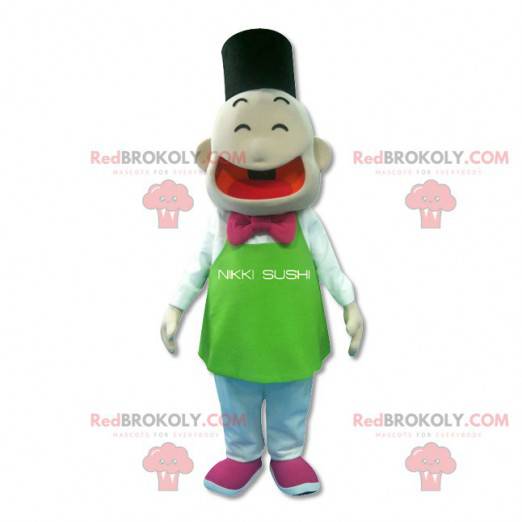 Mascotte de bonhomme japonais - Redbrokoly.com