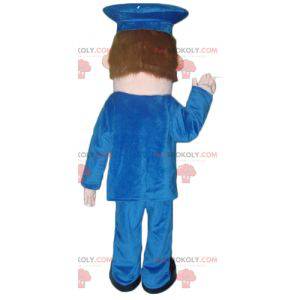Dierenverzorger mascotte man in politie-uniform - Redbrokoly.com