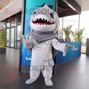 Silver Shark mascotte...