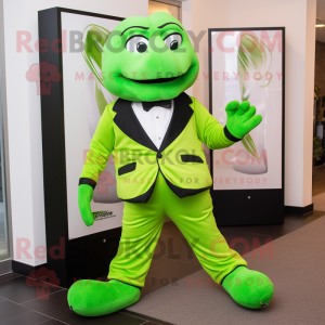 Postava maskota Lime Green...