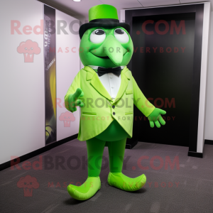 Lime Green Alliance maskot...