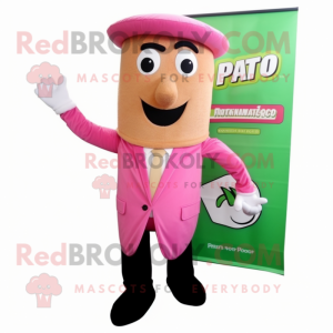 Pink Pesto Pasta maskot...