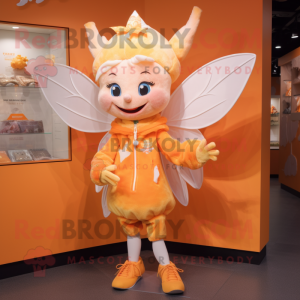 Orange Tooth Fairy mascotte...