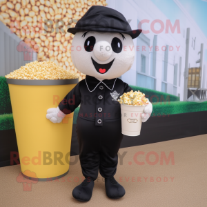 Black Pop corn mascotte...