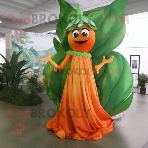 Orange Beanstalk mascotte...