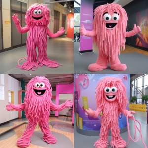 Roze spaghetti mascotte...