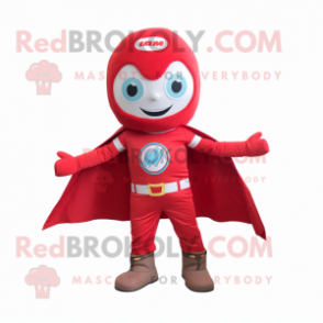 nan Superhero mascot costume character dressed with T-Shirt and Beanies