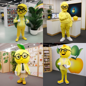 Lemon Yellow Apple mascotte...
