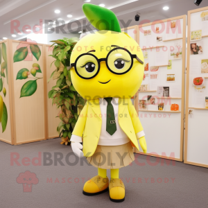 Lemon Yellow Apple mascotte...