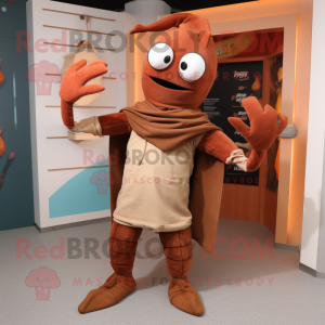 Brown Lobster Bisque maskot...