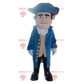 Mascotte soldato vintage in abito blu e giallo - Redbrokoly.com