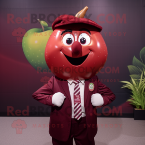 Maroon Apple mascotte...