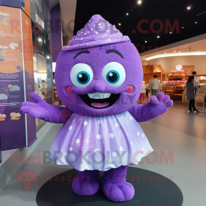 Purple Cupcake mascotte...