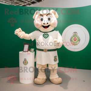 Postać w kostiumie maskotki...