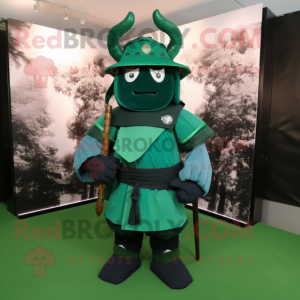 Forest Green Samurai maskot...