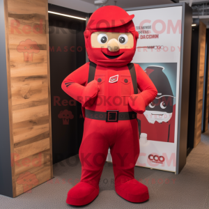 Red Commando mascotte...