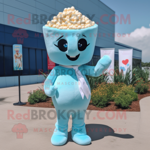 Sky Blue Pop corn mascotte...