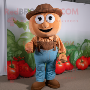 Personagem de mascote Brown...