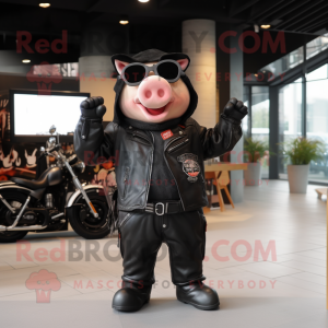 Black Pig mascotte kostuum...