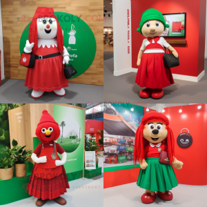 Maskottchen kostüm mit...