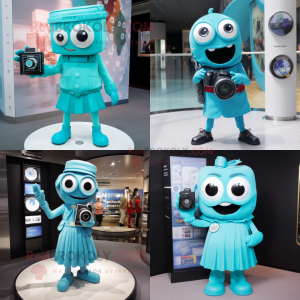 Personagem de mascote Cyan...