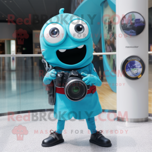 Cyan Camera mascotte...