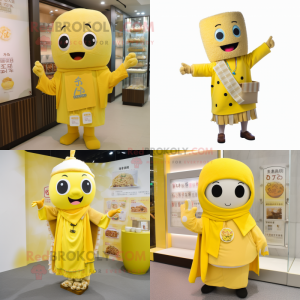 Żółta postać w kostiumie...
