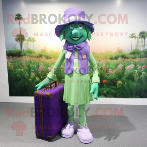 Lavendel Leprechaun maskot...