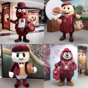 Maroon Bagels mascotte...