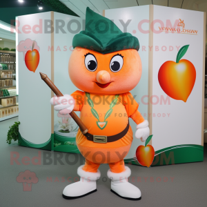 Peach arrow of love maskot...