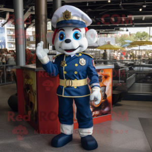 Navy brandweerman mascotte...