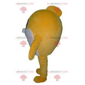 Very cute big yellow and white fish mascot - Redbrokoly.com