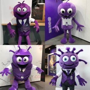 Purple Spider mascotte...